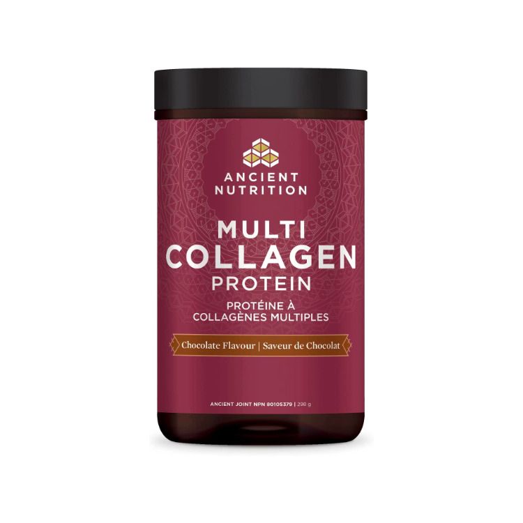 Ancient Nutrition, Multi Collagen Protein Powder, Chocolate, 298g
