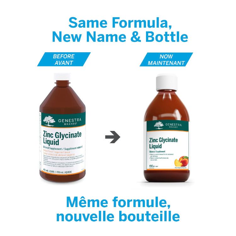 英国Genestra液体甘氨酸锌450ml 儿童可用补锌产品 提升免疫力 改善挑食厌食