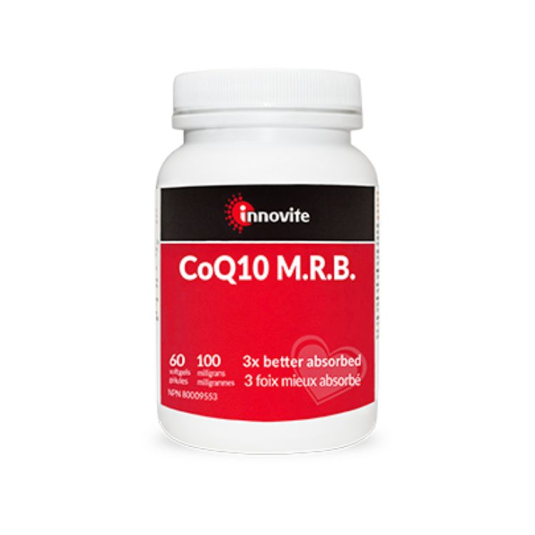 加拿大Innovite辅酶Q10 M.R.B.胶囊 60粒 泛醇形式 吸收率为普通款3倍 医疗级产品
