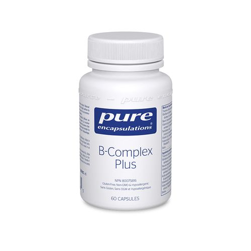 Pure Encapsulations, B-Complex Plus, 60 Vegetarian Capsules