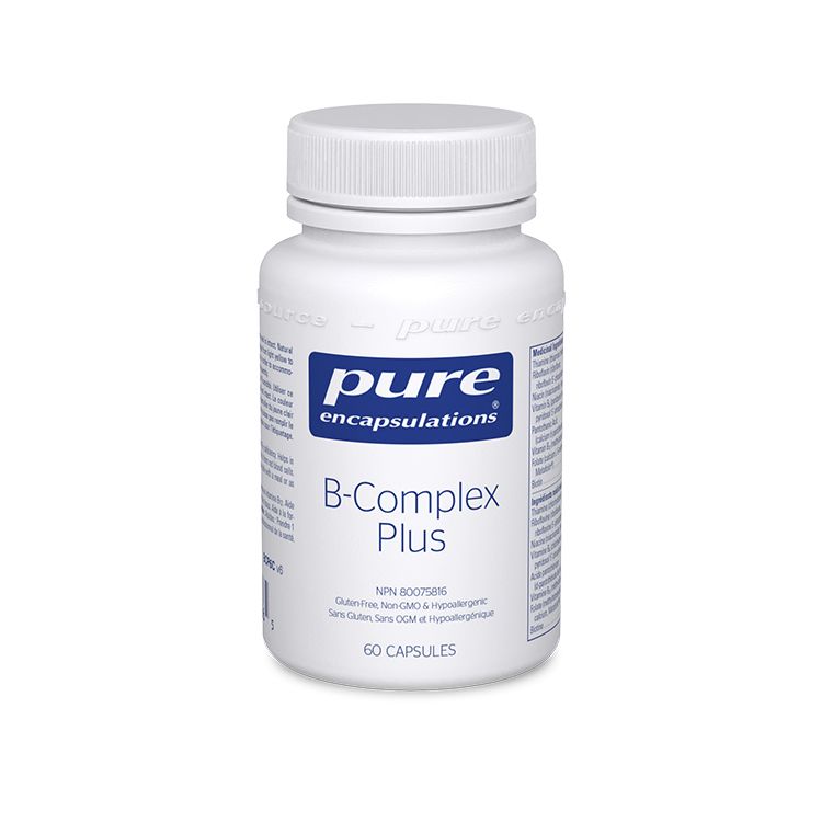 美国Pure Encapsulations B族维生素 60粒 支持神经系统 促进正常代谢