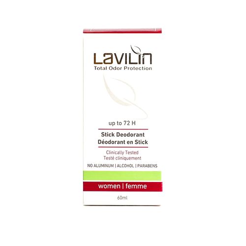 LAVILIN, 72H Women's Stick Deodorant, 60ml