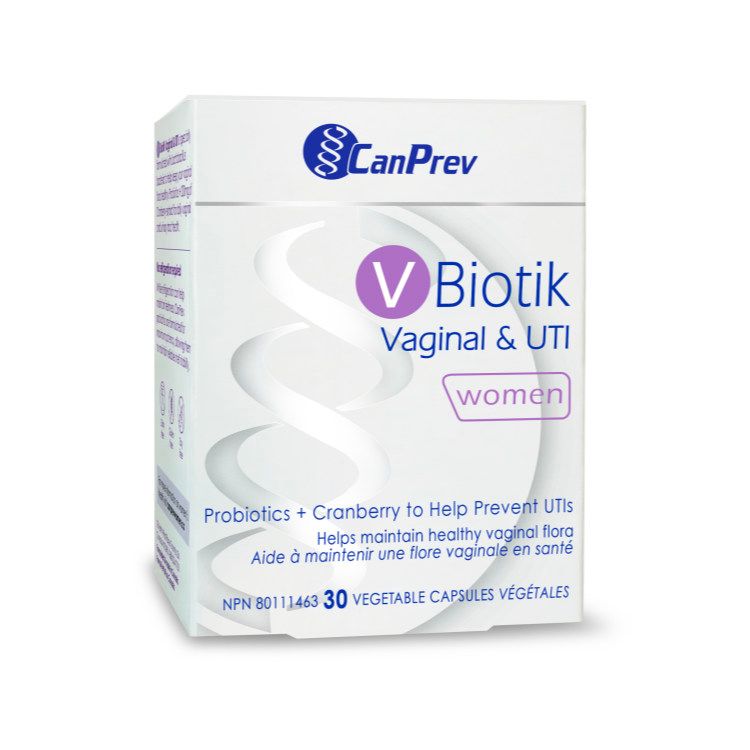 加拿大CanPrev V-Biotik阴道益生菌 30粒 维持阴道菌群平衡 改善发痒异味 预防尿路感染