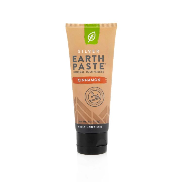 美国Redmond Earthpaste粘土矿物牙膏 肉桂味/113克 强力清洁 美国EWG协会认证纯天然产品
