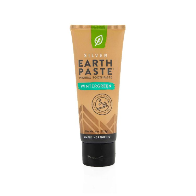 美国Redmond Earthpaste粘土矿物牙膏 冬青味/113克 强力清洁 美国EWG协会认证纯天然产品