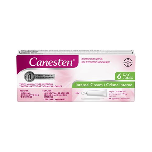 Canesten, 6 Day Internal Cream, 50g