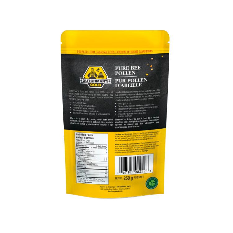 Dutchman's Gold, Premium Canadian Bee Pollen Granules, 250g