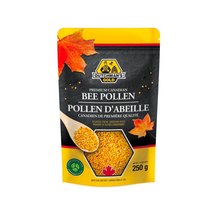 加拿大Dutchman's Gold加拿大顶级蜂花粉 250克 大自然的营养百科全书 方便加至酸奶麦片等食物