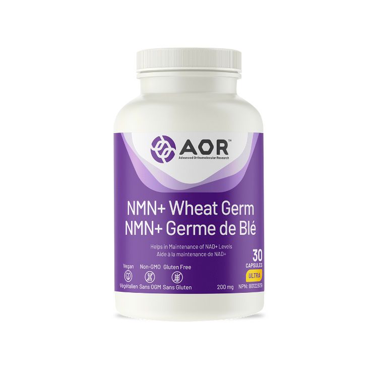 AOR, NMN + Wheat Germ, 30 Capsules