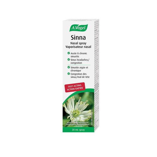 A.Vogel, Sinna Nasal Spray, For Sinus Congestion and Blocked Nose, 20 ml