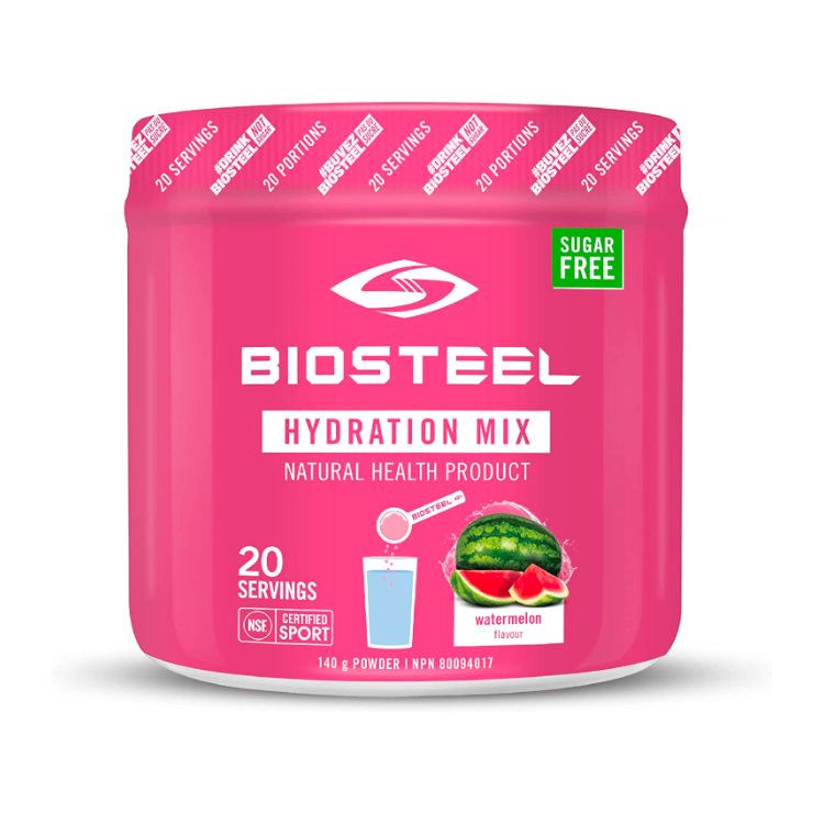 加拿大Biosteel电解质运动补水冲剂 西瓜味/140克/20次量 添加B族维生素和必要氨基酸 0糖配方