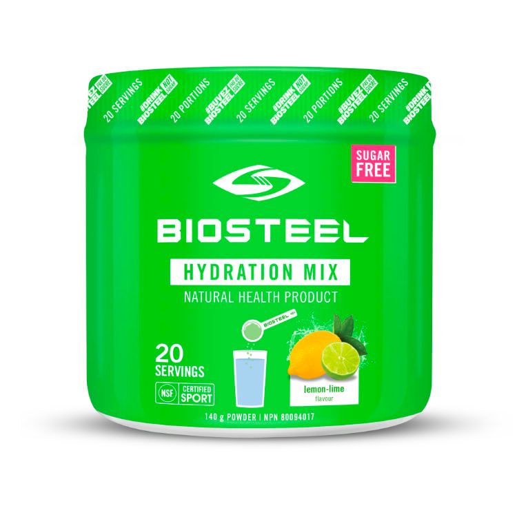 加拿大Biosteel电解质运动补水冲剂 柠檬味/140克/20次量 添加B族维生素和必要氨基酸 0糖配方