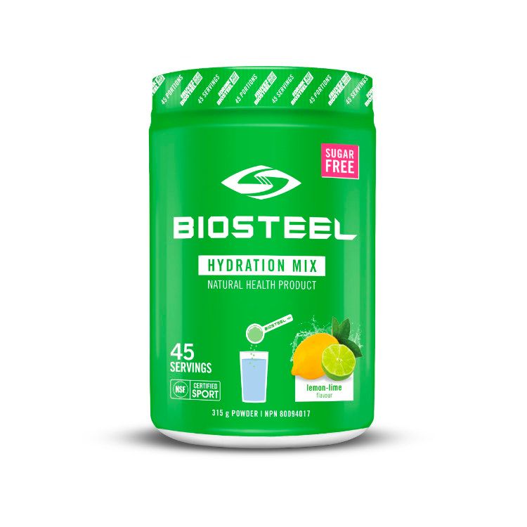 加拿大Biosteel电解质运动补水冲剂 柠檬味/315克/45次量 添加B族维生素和必要氨基酸 0糖配方