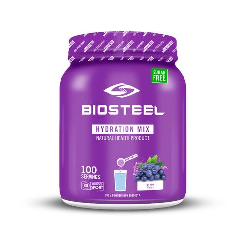 加拿大Biosteel电解质运动补水冲剂 葡萄味/700克/100次量 添加B族维生素和必要氨基酸 0糖配方