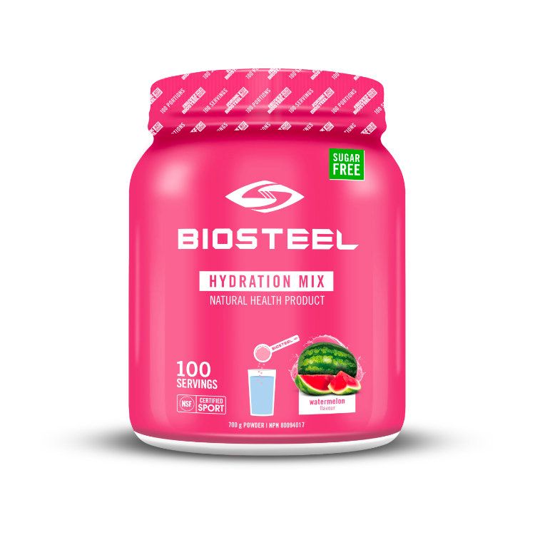 加拿大Biosteel电解质运动补水冲剂 西瓜味/700克/100次量 添加B族维生素和必要氨基酸 0糖配方