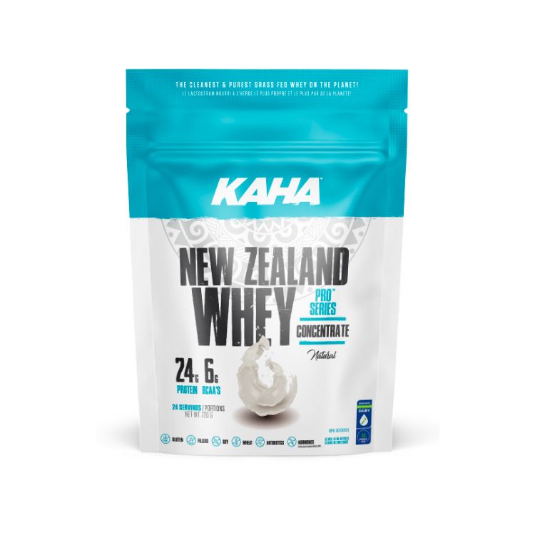 加拿大KAHA浓缩乳清蛋白粉 720克/原味 1勺含24克蛋白质 新西兰草饲牛提取 高含量免疫球蛋白