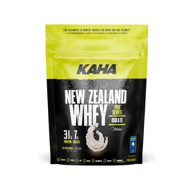 加拿大KAHA ISO分离乳清蛋白粉 720克/原味 1勺含31克蛋白质 新西兰草饲牛提取 高含量免疫球蛋白