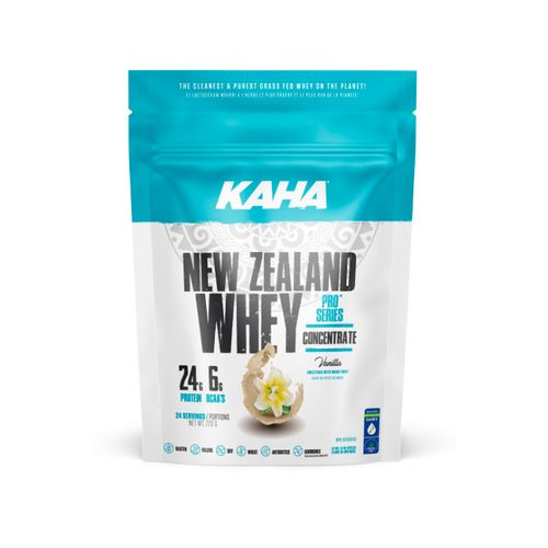 加拿大KAHA浓缩乳清蛋白粉 720克/香草味 1勺含24克蛋白质 新西兰草饲牛提取 高含量免疫球蛋白