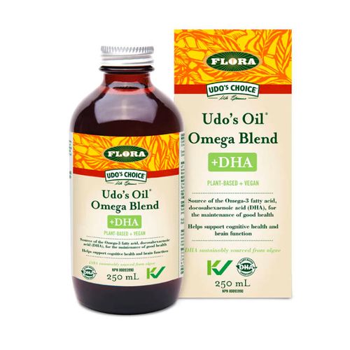 Flora, Udo’s Oil Omega 3•6•9 Blend+DHA, 250 ml