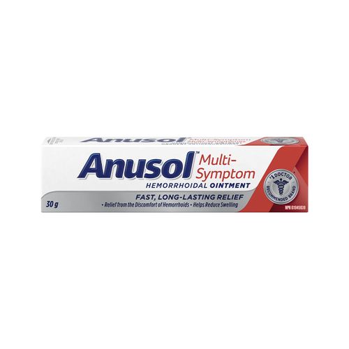 Anusol, Multi-Symptom Hemorrhoidal Ointment, 30 g