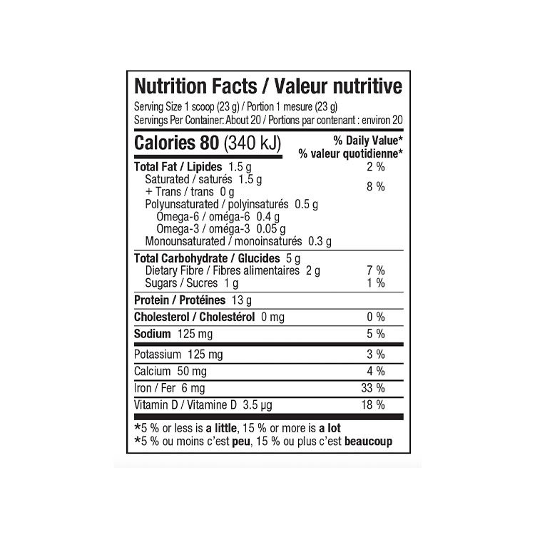 加拿大Natural Factors儿童多合一营养粉 460g 丝滑巧克力口味 全食物果蔬提取 满足日常营养所需