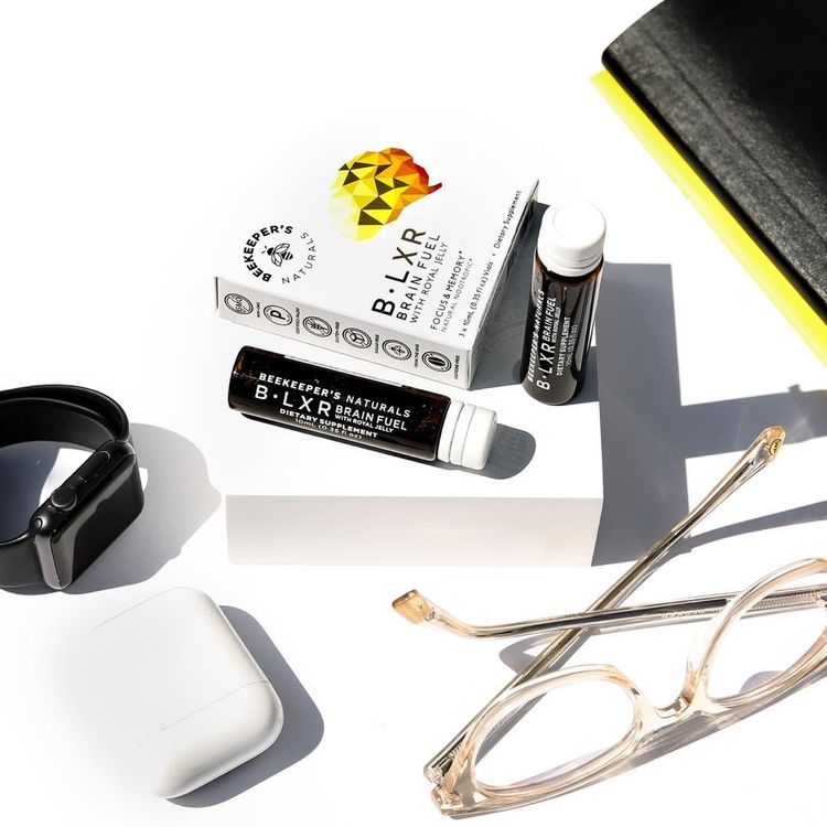 BeeKeeper's, Naturals B.LXR Brain Fuel With Royal Jelly, 6 Pack