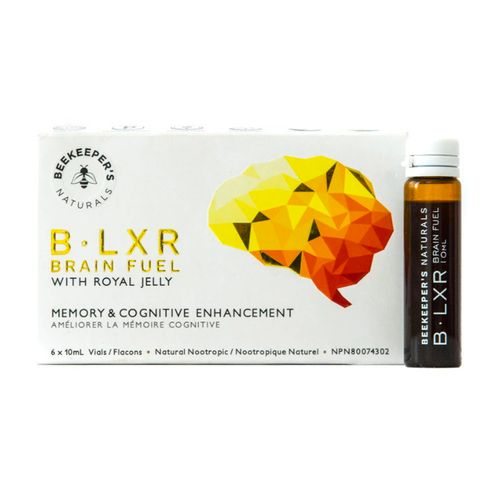 BeeKeeper's, Naturals B.LXR Brain Fuel With Royal Jelly, 6 Pack