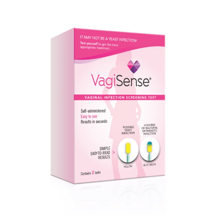 加拿大VagiSense阴道感染筛查测试盒 10秒快速检测 辨别酵母菌念珠菌或细菌寄生虫感染