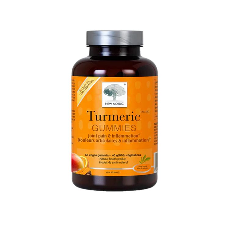 New Nordic, Turmeric Gummies, 60 Gummies