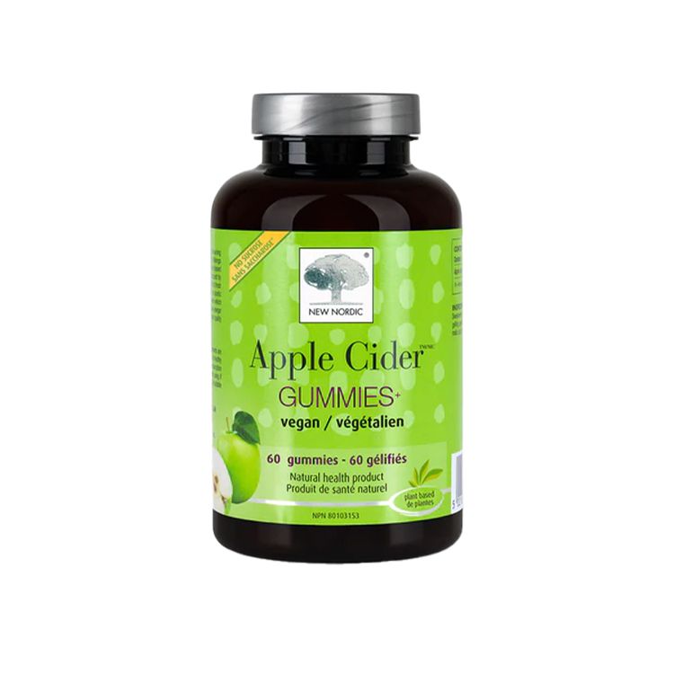 New Nordic, Apple Cider Gummies+, 60 Gummies