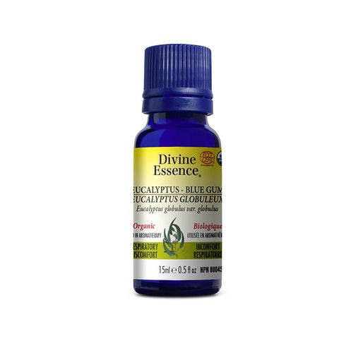 Divine Essence, Organic Eucalyptus Blue Gum Oil, 15ml