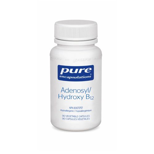 Pure Encapsulations, Adenosyl/Hydroxy B12, 90 Vcaps