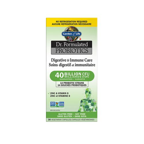 Garden of Life, Dr. Formulated Probiotics, Digestive & Immune 40 Billion, 30 Capsules