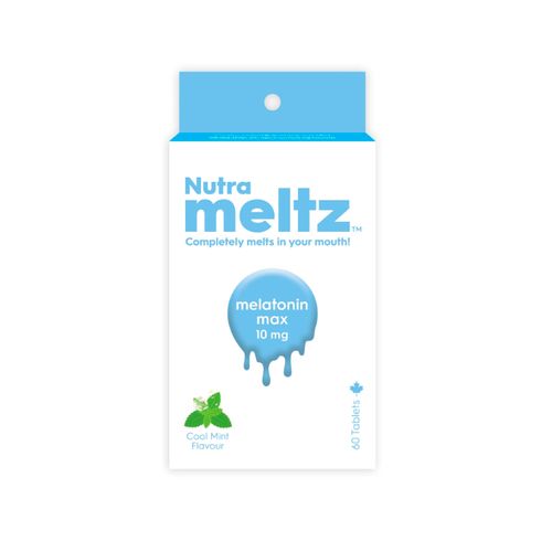 加拿大Nutrameltz超强褪黑素含片 10毫克/60片 改善睡眠障碍 提升睡眠质量