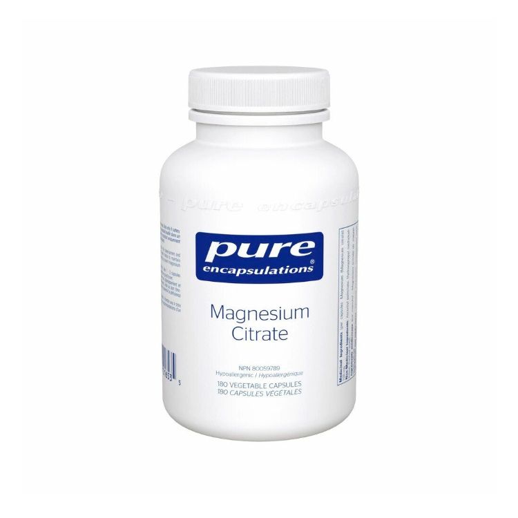 Pure Encapsulations, Magnesium (citrate), 180 Vegetarian Capsules