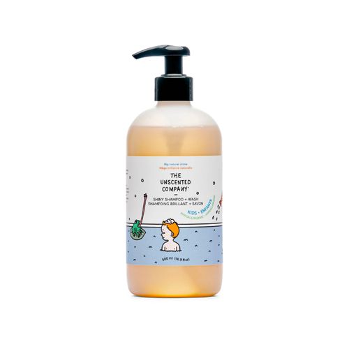 The Unscented Company, Kids Shiny Shampoo and Wash, 500ml