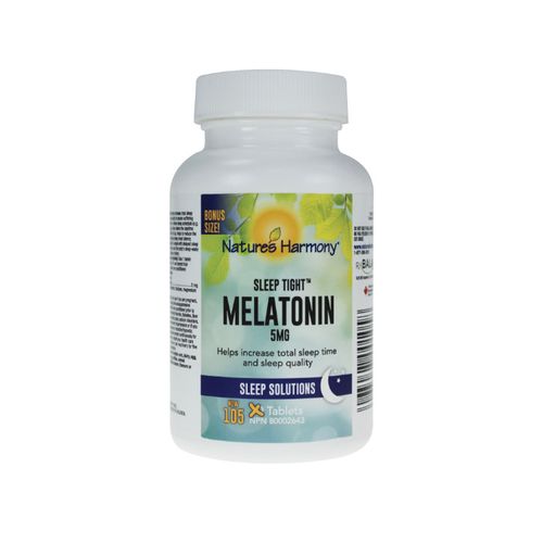 Nature’s Harmony, Melatonin, Extra Strength, 5mg, 105 Tablets