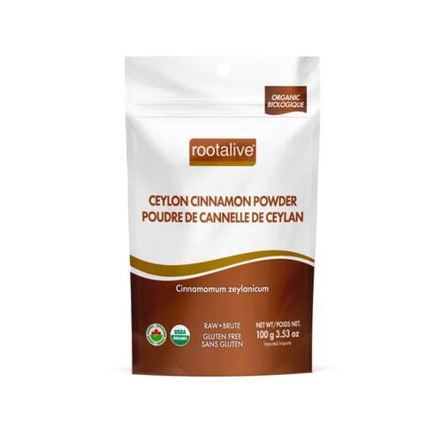 Rootalive, Organic Ceylon Cinnamon Powder, 100g