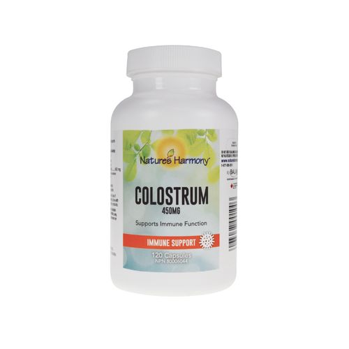 Nature’s Harmony, Colostrum, 30% IgG, 450mg, 120 Capsules