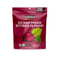 加拿大Rootalive有机甜菜根粉 200克 天然钾/铁/钙来源 有助降低血压