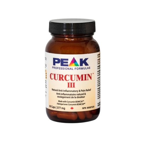 PEAK Professional Formulas, Curcumin III, 60 Capsules