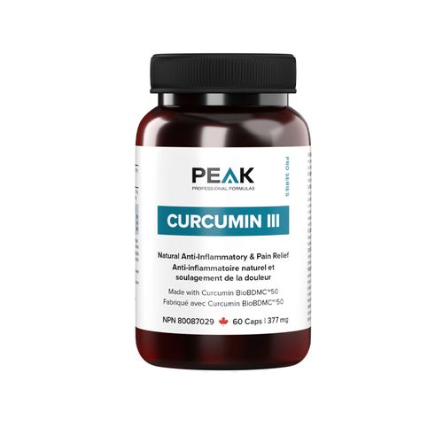 PEAK Professional Formulas, Curcumin III, 60 Capsules