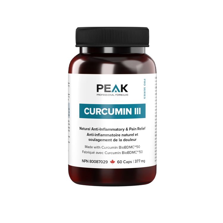 PEAK Professional Formulas, Curcumin III, 60 Capsules