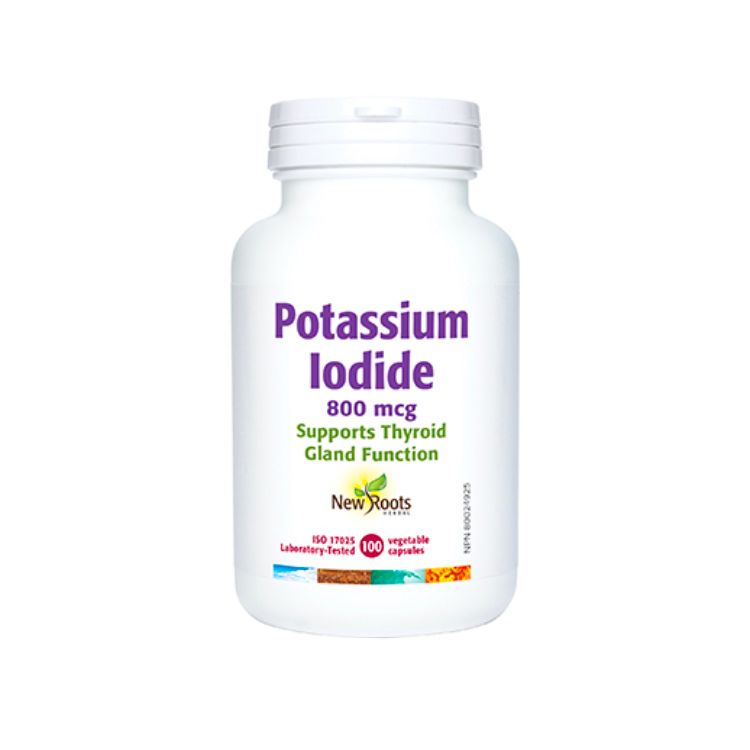 New Roots, Potassium Iodide, 800mcg, 100 Vegetable Capsules