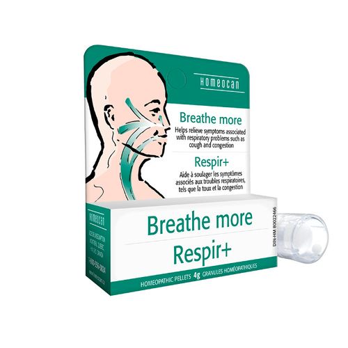 加拿大Homeocan顺势疗法畅呼吸丸 缓解咳嗽充血 缓解呼吸系统相关症状