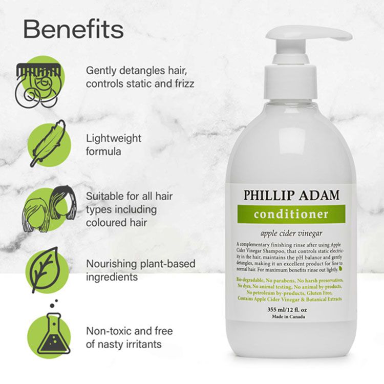 Phillip Adam, Apple Cider Vinegar Conditioner, 1L