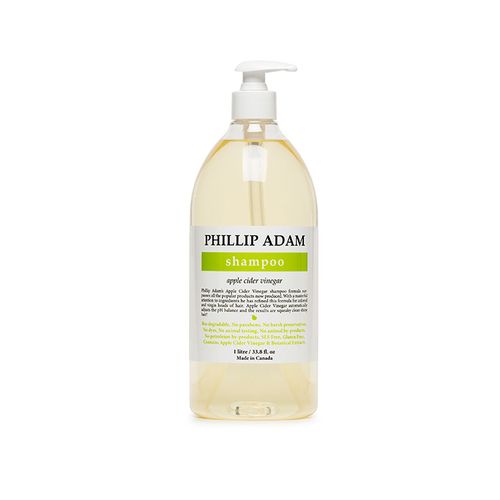 加拿大Phillip Adam苹果醋洗发水 1升装 经典青苹果香 提升头发光泽 控油抑菌去屑