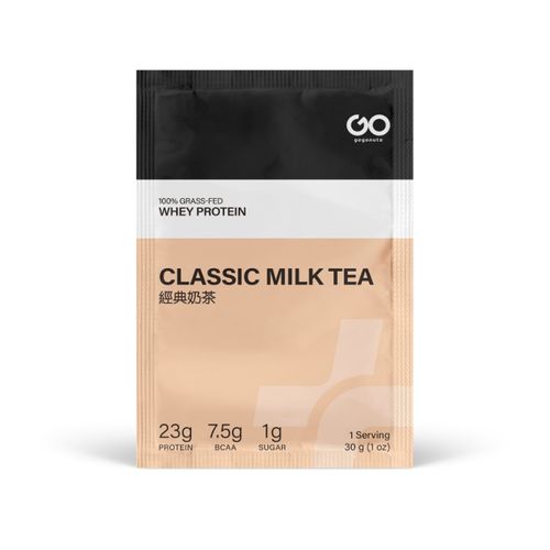 gogonuts, 100% Grass-Fed Whey Protein, Classic Milk Tea, 30g