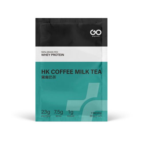 gogonuts, 100% Grass-Fed Whey Protein, HK Coffee Milk Tea, 30g