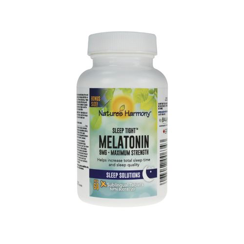 Nature’s Harmony, Melatonin, Maximum Strength, 9mg, 60 Tablets